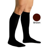 Men's Firm Support Socks 20-30mmhg  Brown  Extra Large.