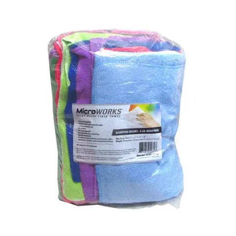MicroWorks® Value Microfiber Towel, Assorted Size.
