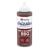 Maple Bourbon BBQ Drizzle Sauce 12 Oz Squeeze Bottle (Pack of 6).