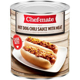 Hot Dog Chili Sauce with Meat 6 lb 12 oz (Pack of 6).