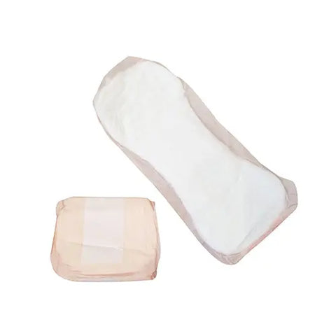 OB Pad, Contoured, Trifolded in Clear Bag.