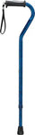 Offset Cane Alum W-gel Grip Blue Crackle.