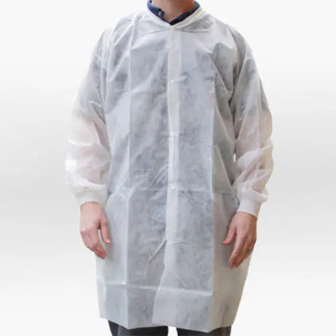 Pharma-Coat® Knit Wrist Lab Coat.