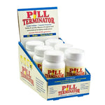 Pill Terminator Countertop Display Contains 6 Bottles.