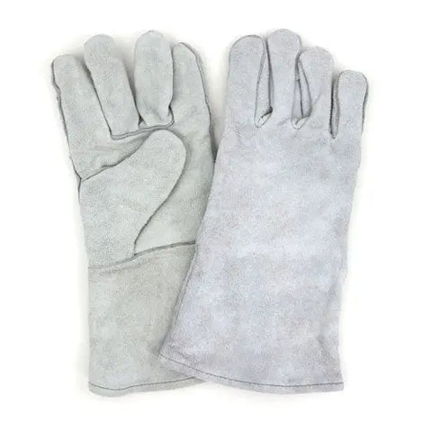 ProWorks® Leather Welders Glove, Gray.