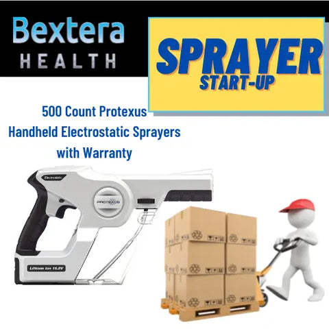 Protexus Electrostatic Sprayers - 500 Count.