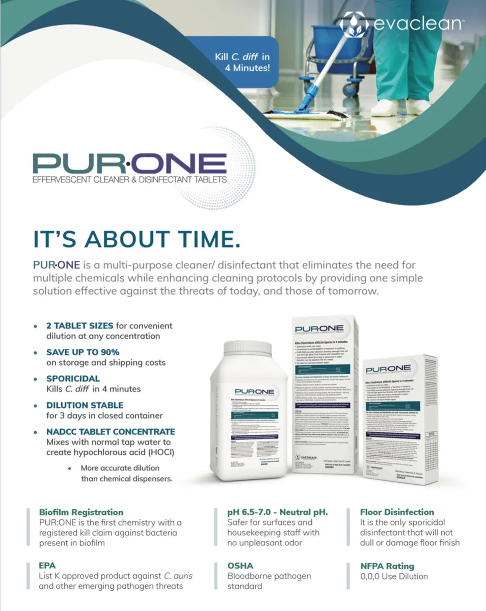 Pur One Commercial Sanitizing Tablets - Bextera Health