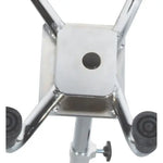 Quad Cane Heavy Duty Chrome Large Base 500# Capacity.