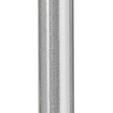 Quad Cane-large Base Silver W-vinyl Grip.