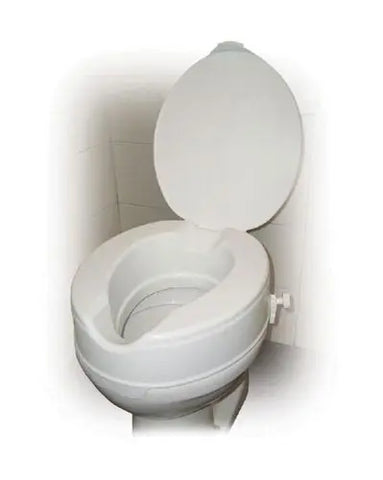 Raised Toilet Seat W-lid 4  Savannah-style  Retail.