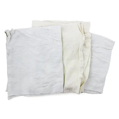 Reclaimed White Flannel Blankets.