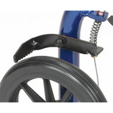 Rollator 4-wheel With Pouch & Padded Seat  Black - Drive.