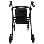 Rollator  Aluminum  Height Adjustable  Black.