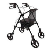 Rollator  Aluminum  Height Adjustable  Black.