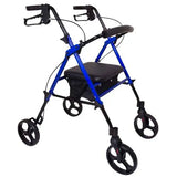 Rollator  Aluminum  Height Adjustable  Blue.