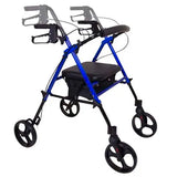 Rollator  Aluminum  Height Adjustable  Blue.