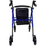 Rollator  Aluminum  Height Adjustable  Blue.