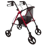 Rollator  Aluminum  Height Adjustable  Burgundy.