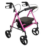 Rollator  Aluminum  Height Adjustable  Pink.