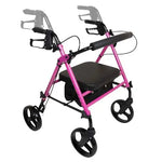 Rollator  Aluminum  Height Adjustable  Pink.