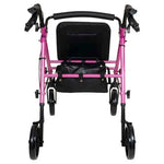 Rollator  Aluminum  Height Adjustable  Pink.