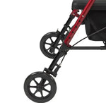 Rollator Aluminum W-adj. Seat Height  Red.