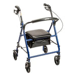 Rollator Steel Blue W-6  Whls Knocked-down.