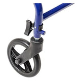 Rollator Steel Blue W-6  Whls Knocked-down.