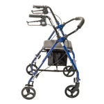 Rollator Steel Blue W-6  Whls Knocked-down.