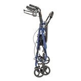 Rollator Steel Blue W-6  Whls Knocked-down.