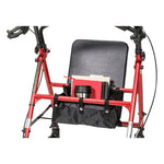 Rollator Steel Red  W-6  Whls Knocked-down.