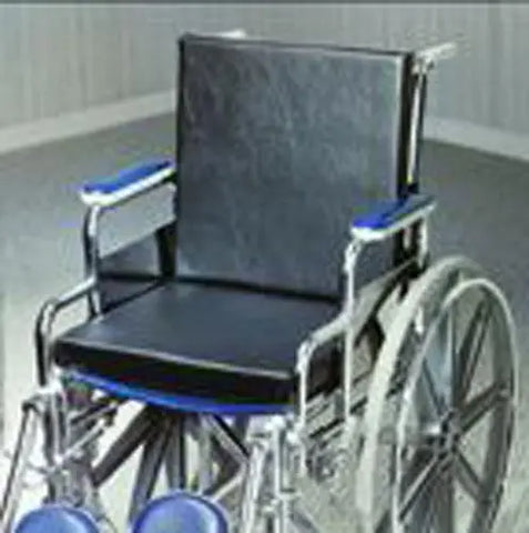 Solid Back Insert Wheelchair Cushion  18 X16 X1.25  W-strap.