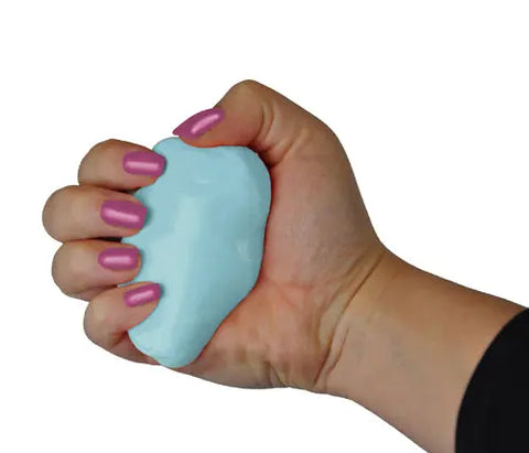 Squeeze 4 Strength  1 Lb. Hand Therapy Putty Blue Firm.