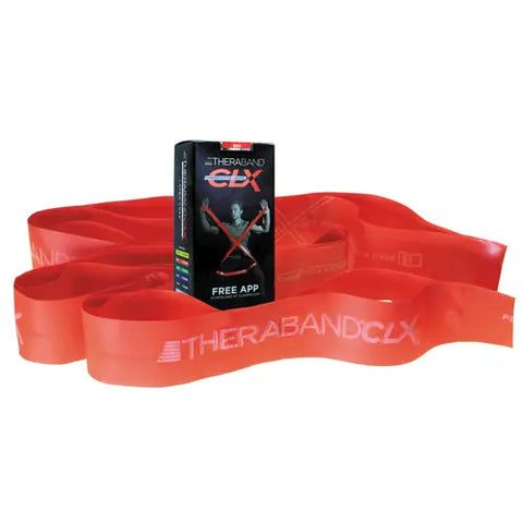 Theraband Consecutive Loops Red 5' Individual  9-loop.