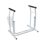 Toilet-commode Safety Rail Rails With Magazine Holder.