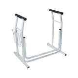 Toilet-commode Safety Rail Rails With Magazine Holder.