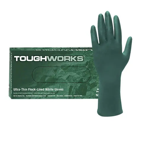 ToughWorks® Ultra-Thin Flock-Lined Gloves.