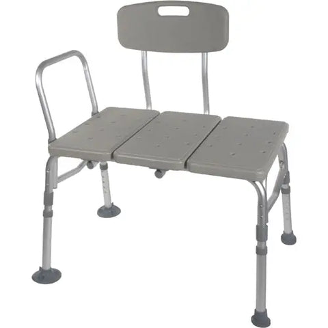 Transfer Bench Plastic (drive) 3-section And Backrest-gray.