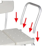 Transfer Bench Plastic (drive) 3-section And Backrest-gray.