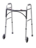 Walker Folding 2-button Adult W-5  Wheels Deluxe (drive).