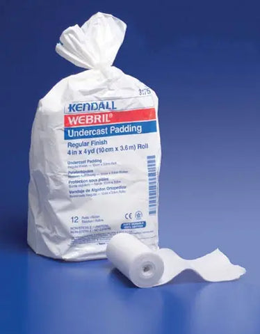 Webril 100% Cotton Undercast Padding 4  X 4 Yds Bg-12.