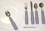 Weighted Utensils Set-4 Tea & Soupspoon Fork & Knife.