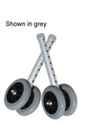 Wheel Kit For #1056 Heavy-duty 5   Silver Vein W-black Wheels.