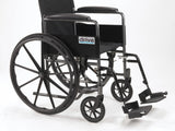 Wheelchair 18   W-fixed Full Arms & Swingaway Det Footrests.