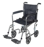 Wheelchair Transport 17  Silver Vein Finish.