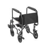 Wheelchair Transport 17  Silver Vein Finish.