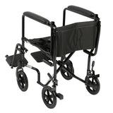 Wheelchair Transport Lightweight Black 19.