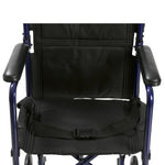 Wheelchair Transport Lightweight Blue 17.