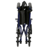 Wheelchair Transport Lightweight Blue 17.