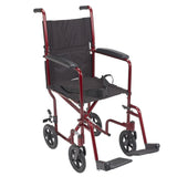 Wheelchair Transport Lightweight Red 19.